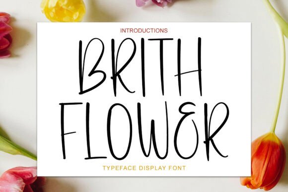 Birth Flower Font: A Stylish Script for Branding