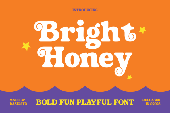 Bright Honey Font: A Playful Typeface for Small Business Branding