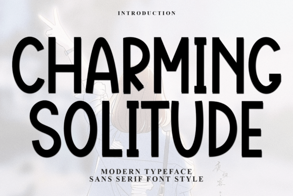 Charming Solitude Typeface for Festive Campaign Design