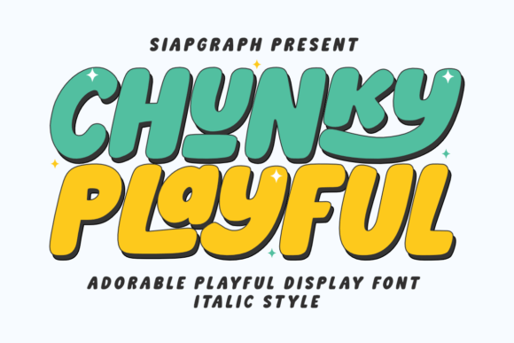 Chunky Playful: The Bold Display Font for Web Headers