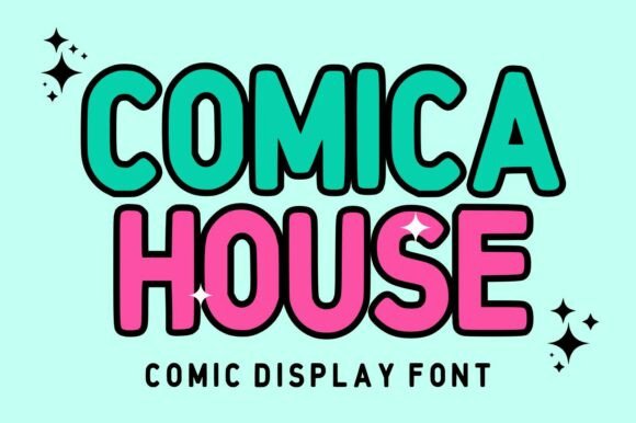 Comica House: A Bold Display Font for Editorial Impact