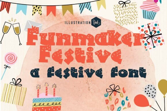 Designing Joyful Headers with Funmaker Festive Typeface