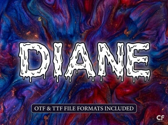 Diane: A Decorative Display Font for Bold Web Headers
