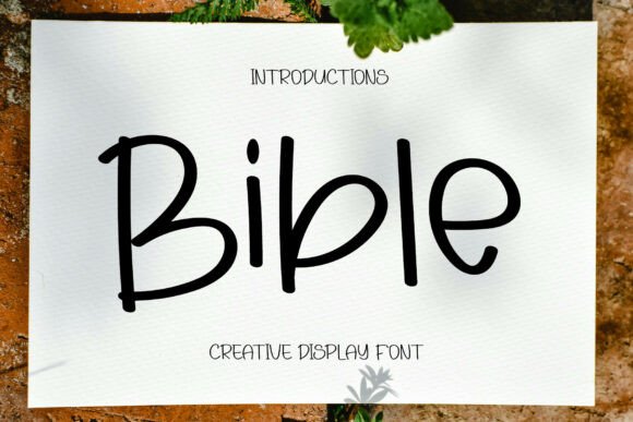 Elevate Web Design with the Bible Display Typeface