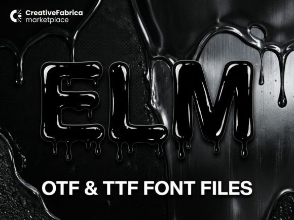 Elm: A Visceral Display Typeface for Dark Branding