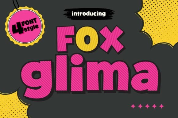 Fox Glima: The Playful Display Font for Bold Brands