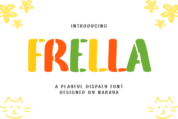 Frella: A Playful Display Font for Warm Branding