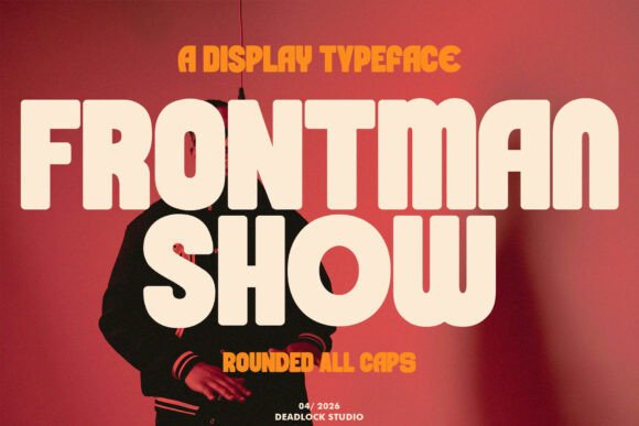 Frontman Show: A Bold Display Font for Web Headers