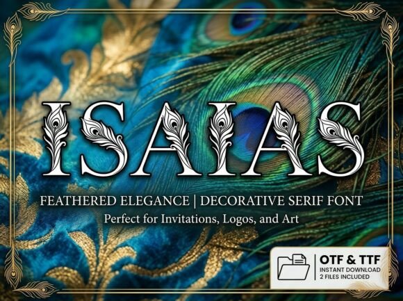 Isaias: A Bold Display Font for Makers and Brands