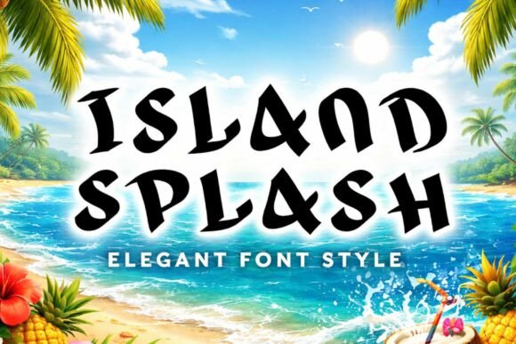 Island Splash Font: A Fun Display Choice for Designers