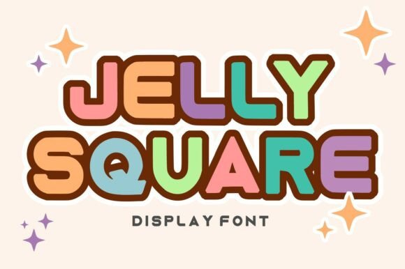 Jelly Square: A Playful Display Font for Web Headers