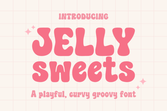 Jelly Sweets: A Retro Display Font for Bold Campaigns