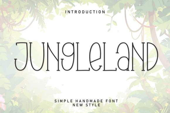 Jungleland: A Premium Display Font for Small Business Branding