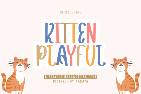 Kitten Playful: The Handwritten Display Font for Viral Content