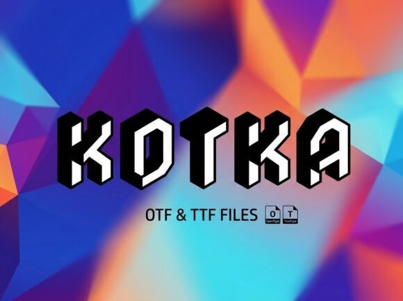 Kotka: The Display Font That Makes Handmade Products Shine