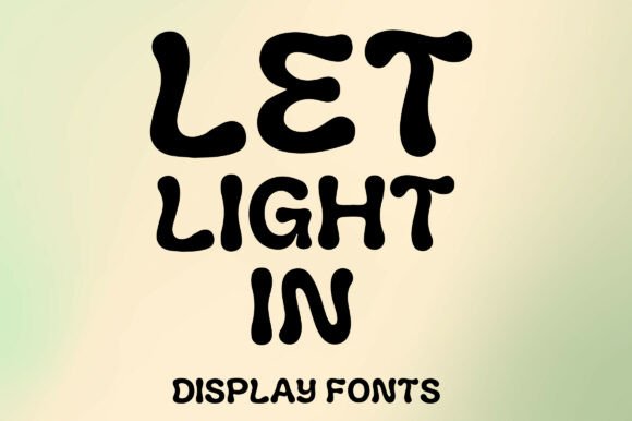 Let Light In: The Retro Display Font for Viral Content