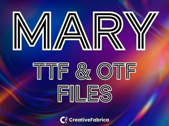 Mary: A Stunning Display Font for Editorial Design