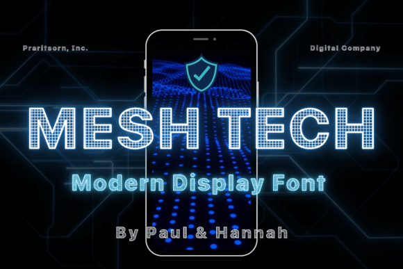 Mesh Tech: The Modern Display Font for Digital Campaigns