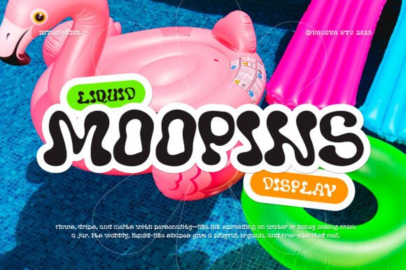 Moopins: A Liquid Display Font for Bold Branding