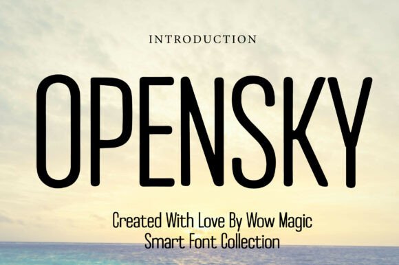 Opensky Font Review: A Modern Display Typeface for Designers