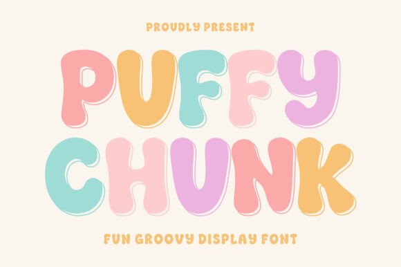 Puffy Chunk: The Bold Display Font for Playful Campaigns