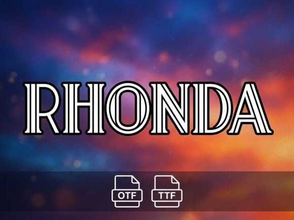 Rhonda: A Bold Display Font for Editorial Impact