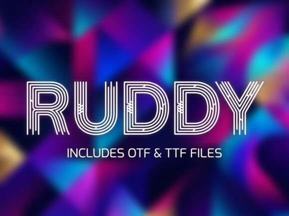 Ruddy: A Bold Display Font for Modern Web Headers