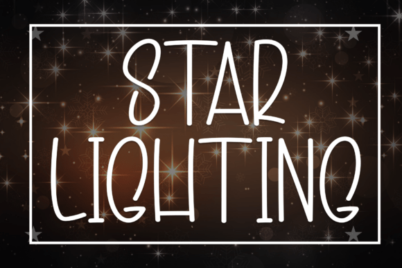 Star Lighting Font: A Whimsical Display for Creative Projects
