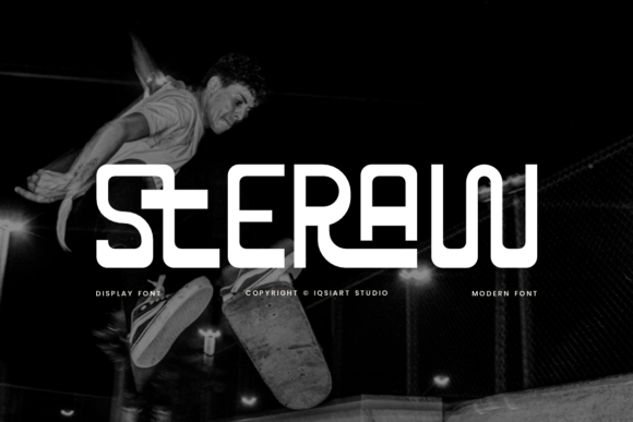 Steraw Font Review: A Liquid-Industrial Display for Bold Brands