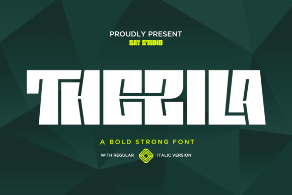 Thezila: A Bold Display Font for Modern Brand Impact