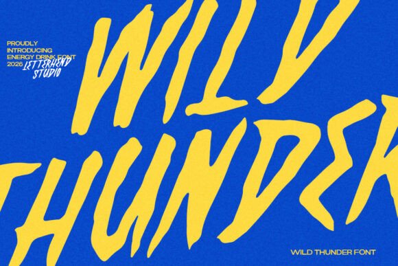 Wild Thunder Font: Powering Bold Campaign Headlines